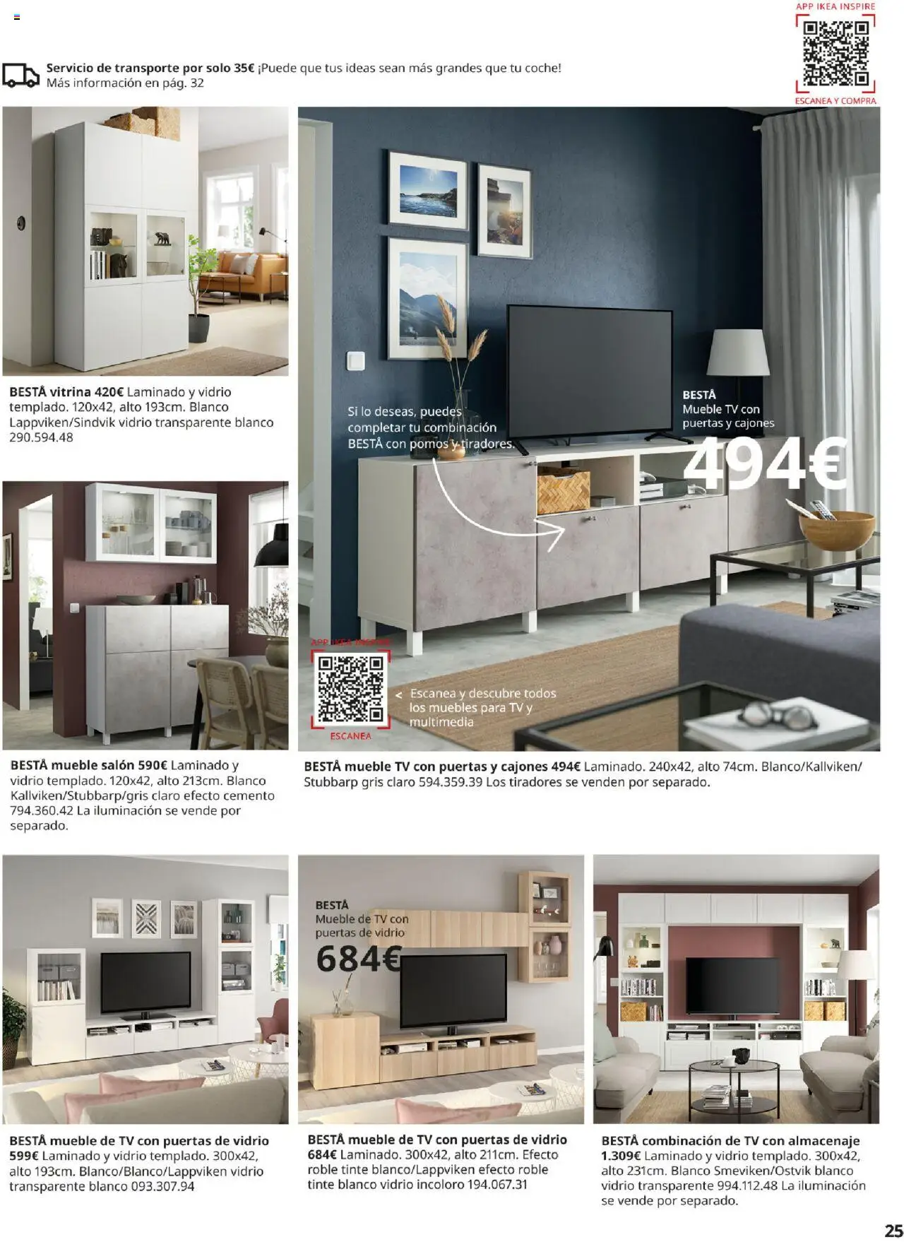Catálogo IKEA Besta Eket │ válido desde el 04.02.2025 | Página: 25 | Productos: Tinte, Muebles, Almacenaje