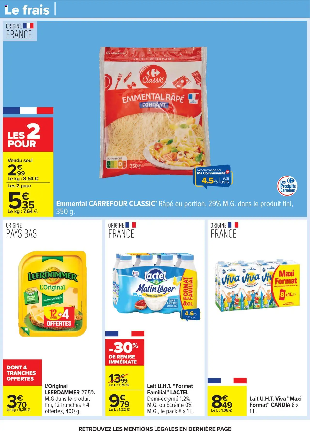  | Page: 9 | Produits: Emmental, Lait