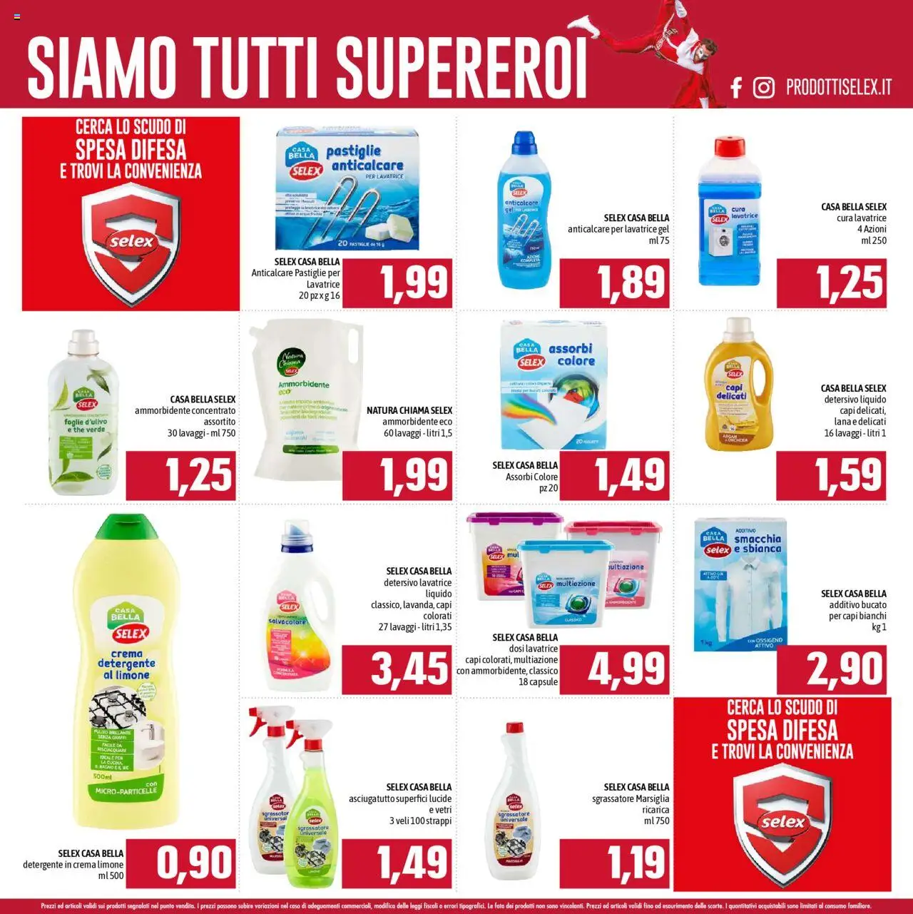 Volantino Emisfero del 01.09.2025 | Pagina: 19 | Prodotti: Detergente, Lavatrice, The, Asciugatutto