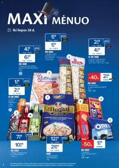 MAXIMA - Leidinys │galioja nuo 22.07.2025 | Puslapis: 2 | Prekių: Gaivusis gėrimas, Kukurūzai, Pica, Ryžiai