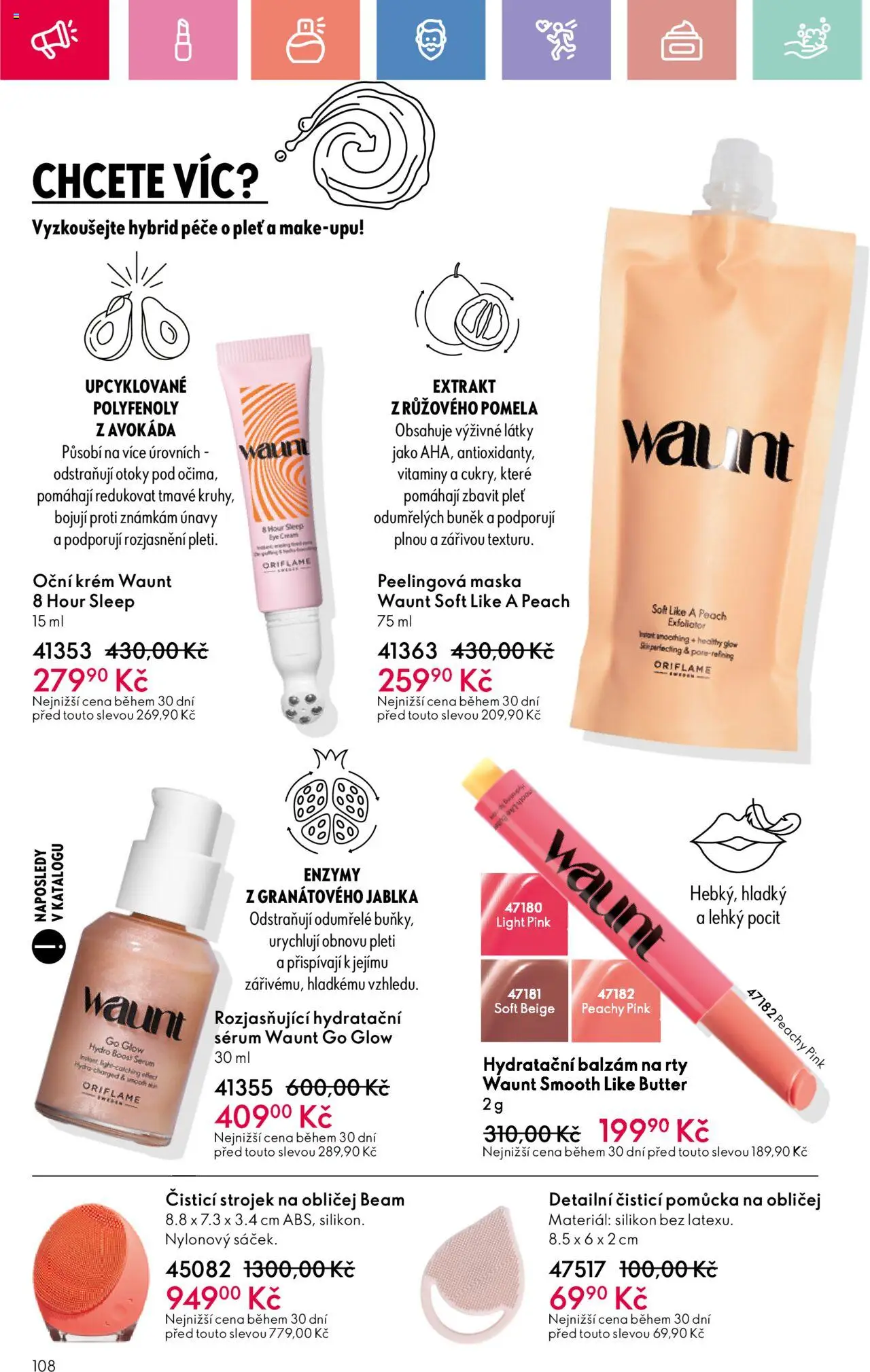Oriflame katalog č.10/2025 od 06.07.2025 | Strana: 108 | Produkty: Jablka, Balzám na rty, Krém, Vitamíny