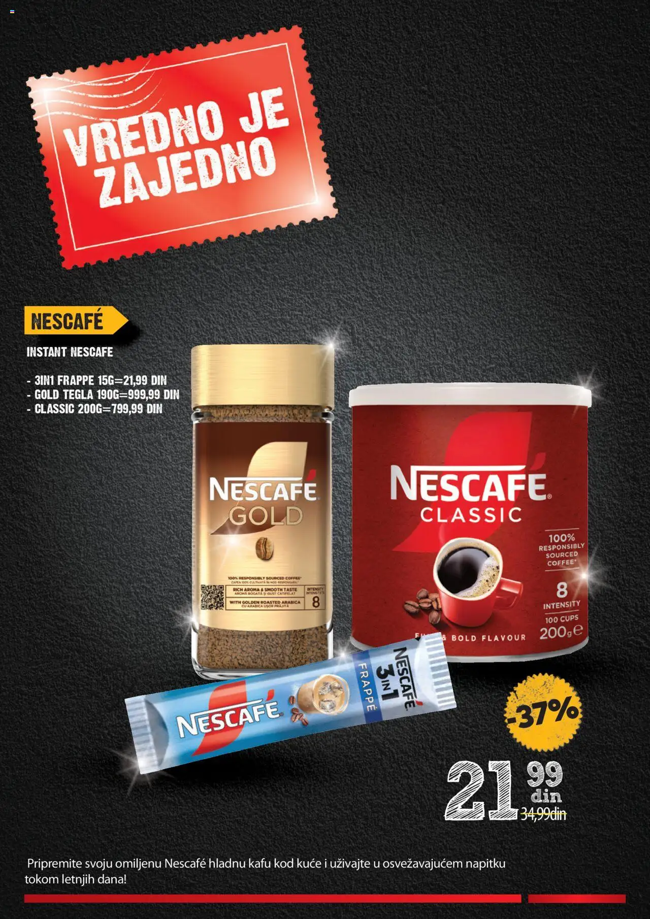 Roda katalog - važi od 24.07.2025 | Strana: 7 | Proizvode: Tegla, Nescafé