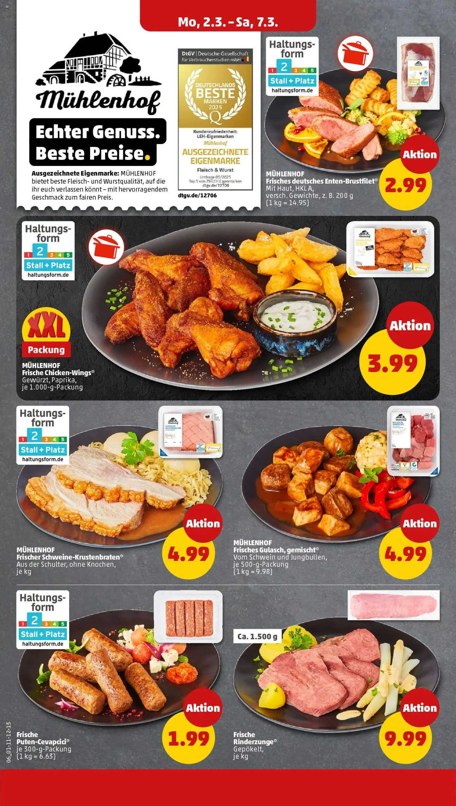 Penny Prospekt 	 – gültig ab 02.03.2026 | Seite: 8 | Produkte: Top, Paprika, Wurst, Fleisch