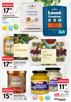 Pogląd oferty "Intermarche gazetka - Delikatesy" - ważna od 26.03.2026 | Strona: 11 | Produkty: Łosoś, Żurawina, Ryba, Sos
