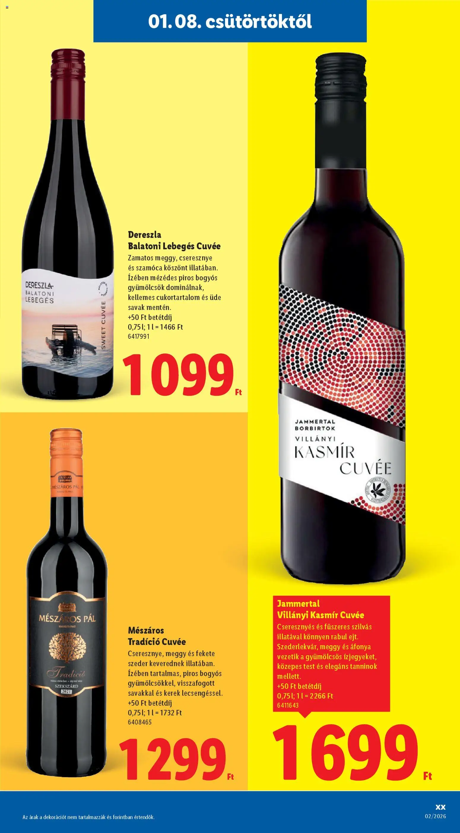 Lidl akciós ujság - amely érvényes a következő dátumtól: 08.01.2026 | Oldal: 7 | Termékek: Áfonya, Meggy, Cseresznye, Szeder