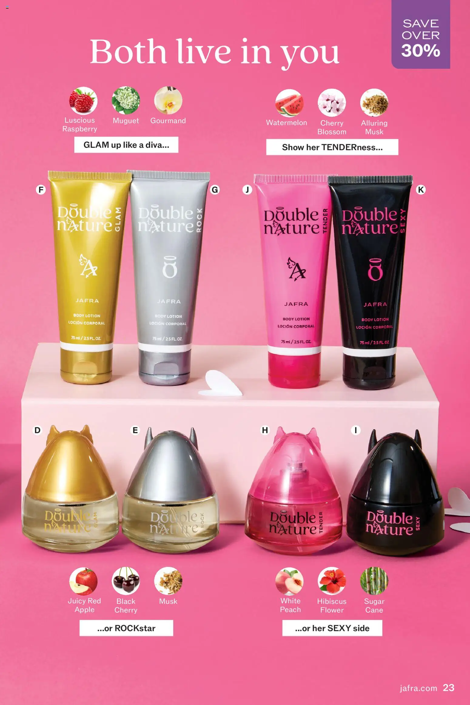 JAFRA folleto │ válido desde el 01.02.2026 | Página: 23 | Productos: Loción corporal, Apple, Body