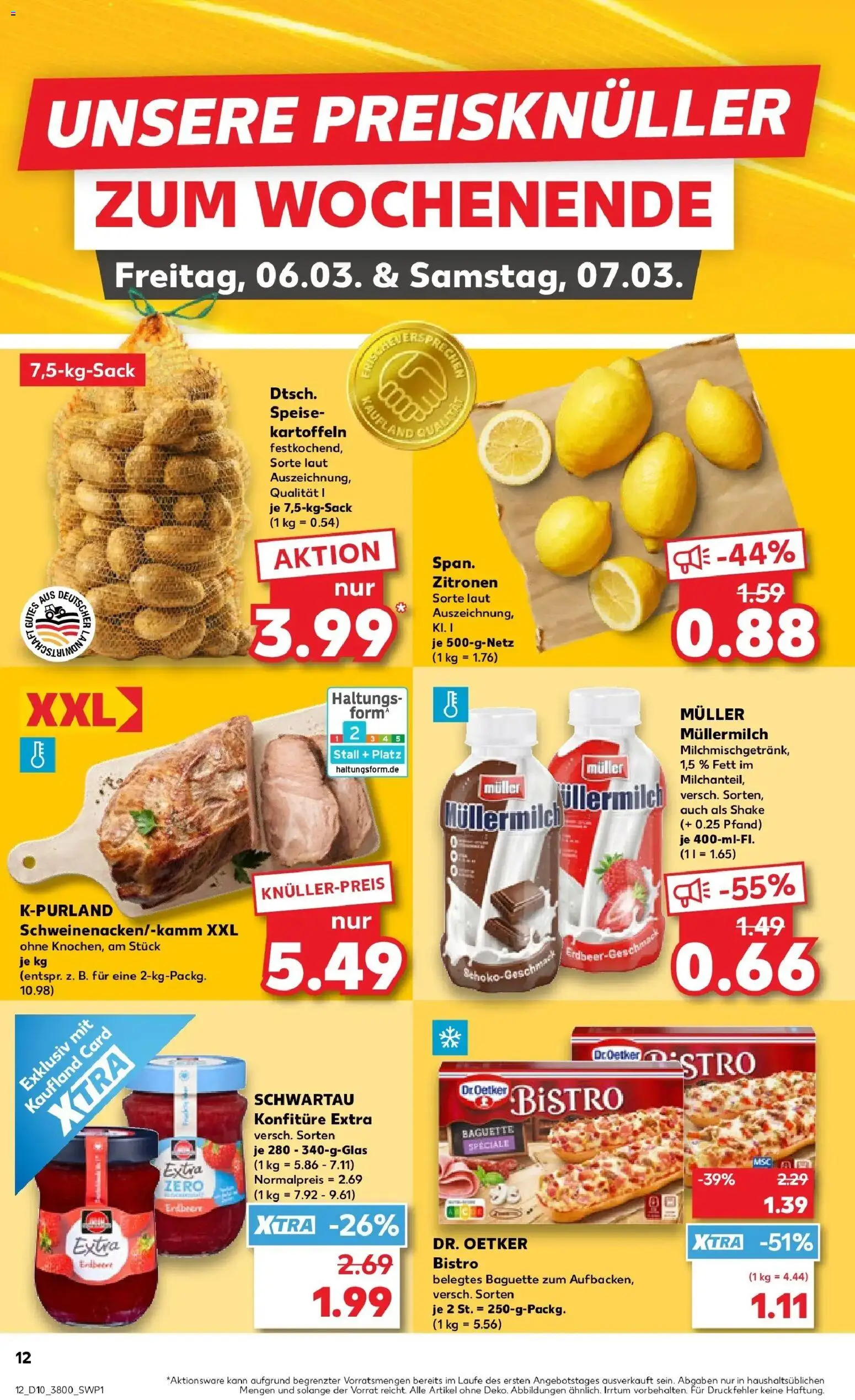 Kaufland Prospekt Kamenz	 – gültig ab 02.03.2026 | Seite: 24 | Produkte: Baguette, Müllermilch, Muller mullermilch, Zitronen