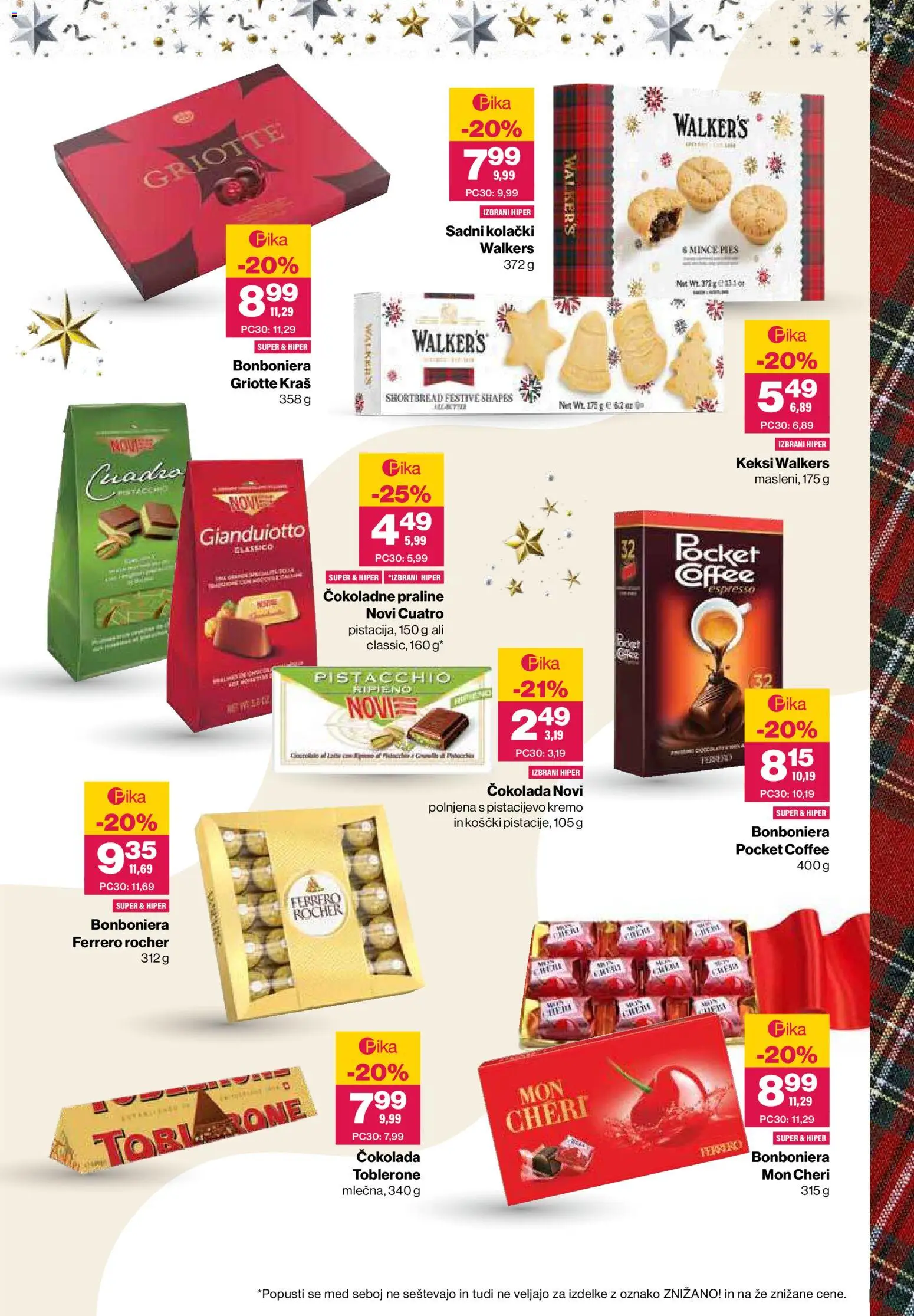 Novi Mercator katalog ponudbe – veljaven od 03.12.2025 | Stran: 31 | Izdelki: Keksi, Bonboniera, Cokolada