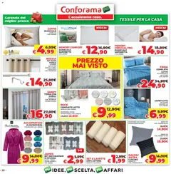 Anteprima del volantino Conforama volantino valido a partire dal 05.03.2026 | Pagina: 10 | Prodotti: Spugna, Saponetta, Tenda, Cuscino