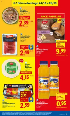 Pré-visualização Milbona Iogurte com Proteína, Iogurte com Proteína, Pack 8x125 g válido de 20.10.2025 | Página: 39