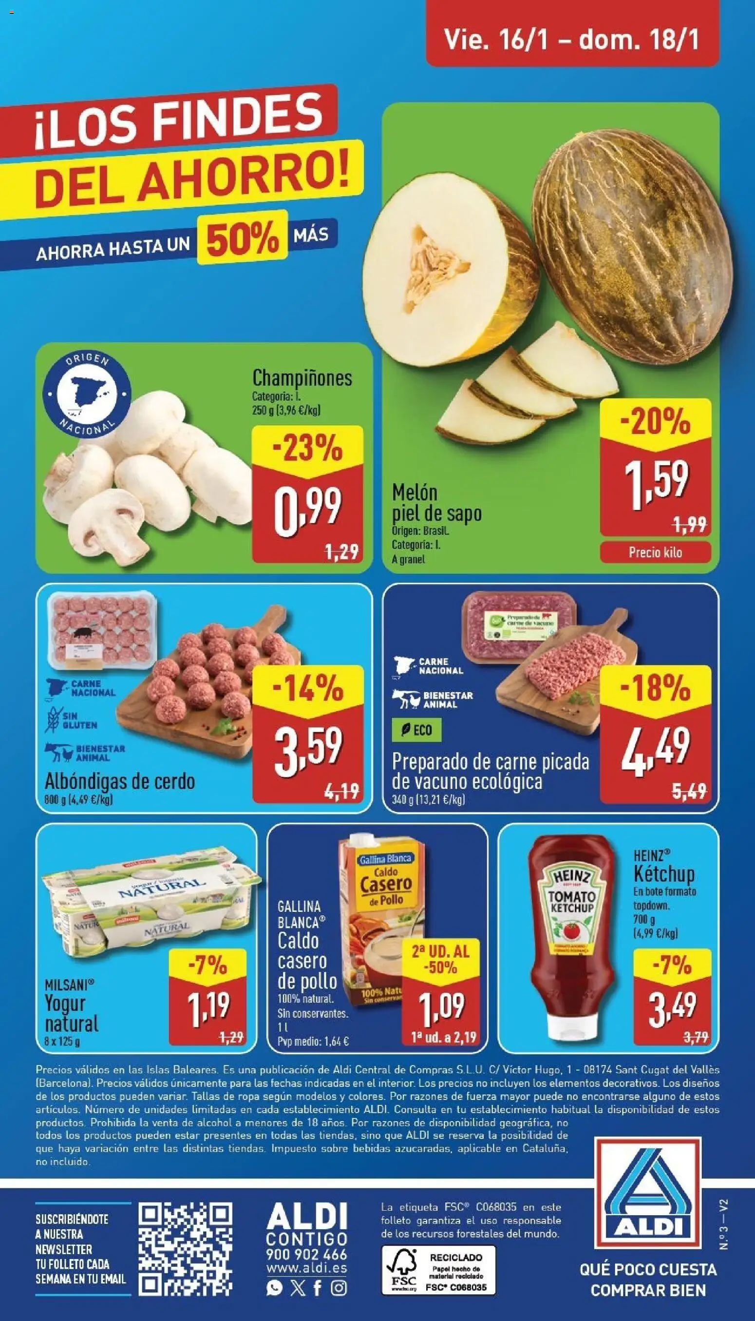 Aldi folleto Baleares │ válido desde el 12.01.2026 | Página: 24 | Productos: Φορτιστής, Yogur, Cerdo, Ropa