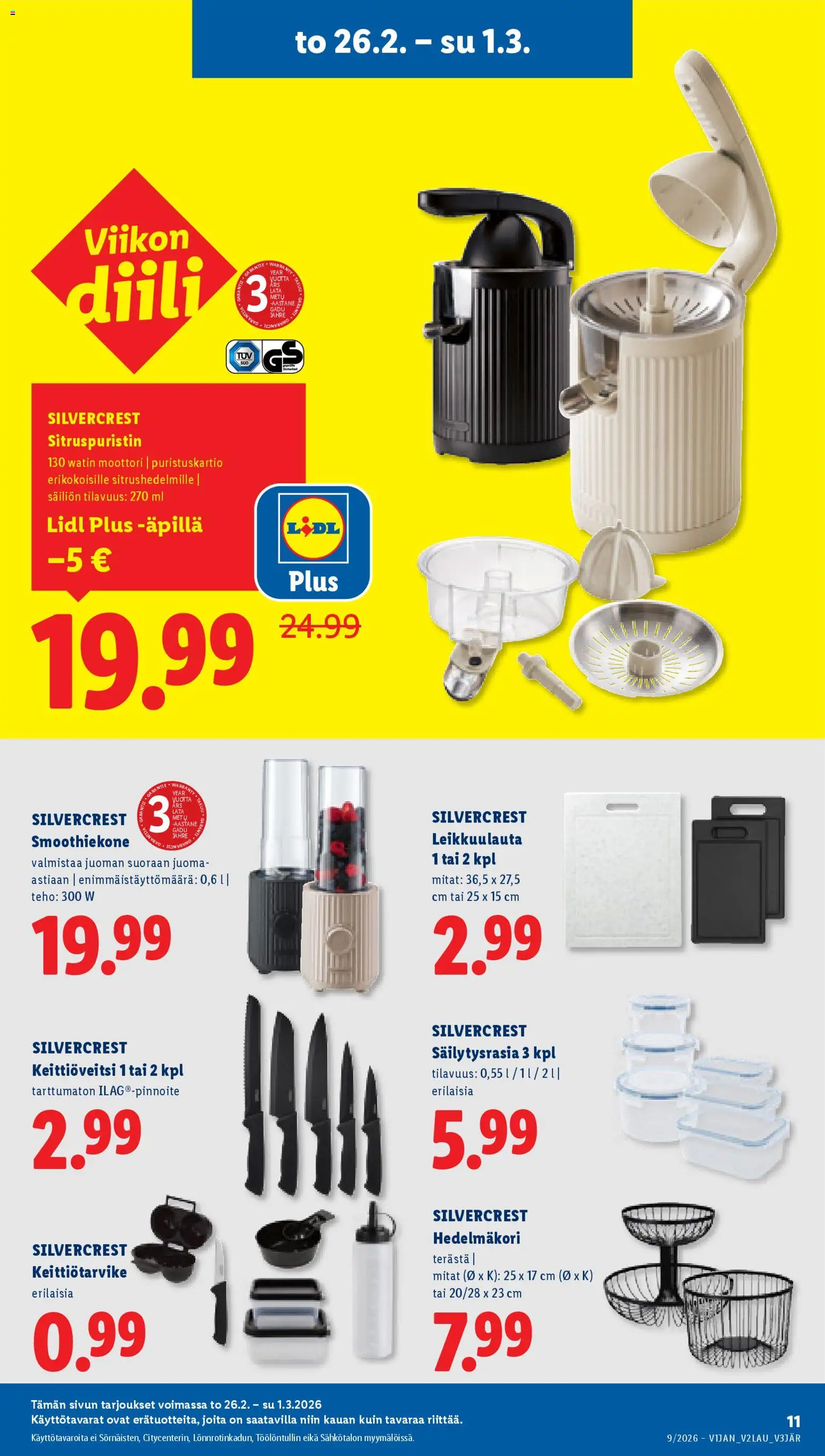 Lidl tarjoukset - Helsinki – voimassa 26.02.2026 alkaen | Sivu: 15