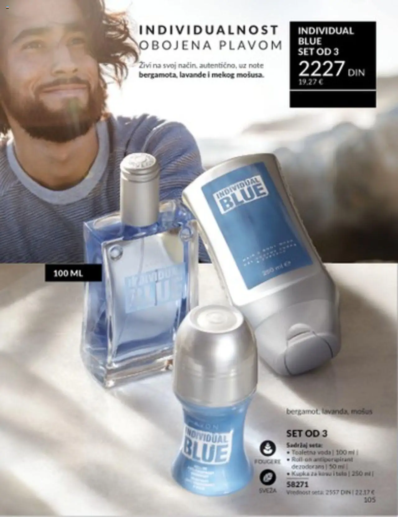 AVON katalog - važi od 01.08.2025 | Strana: 105 | Proizvode: Toaletna voda, Voda, Antiperspirant