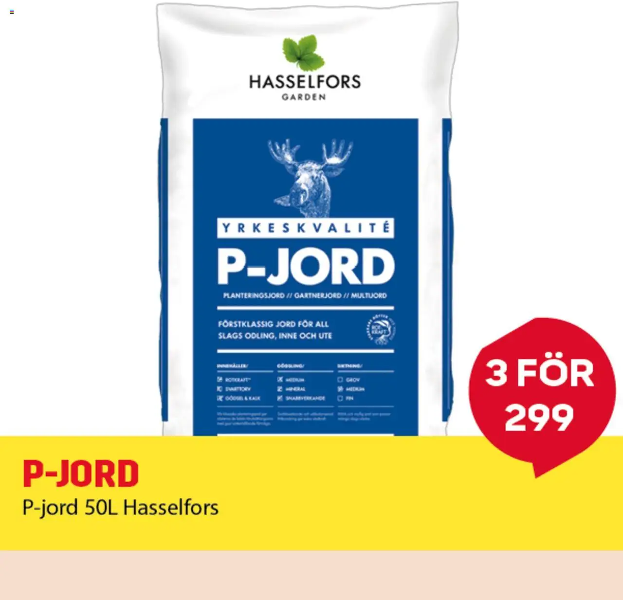 ByggMax reklamblad aktuell från 04.08.2025 | Sida: 15 | Produkter: Jord, Planteringsjord