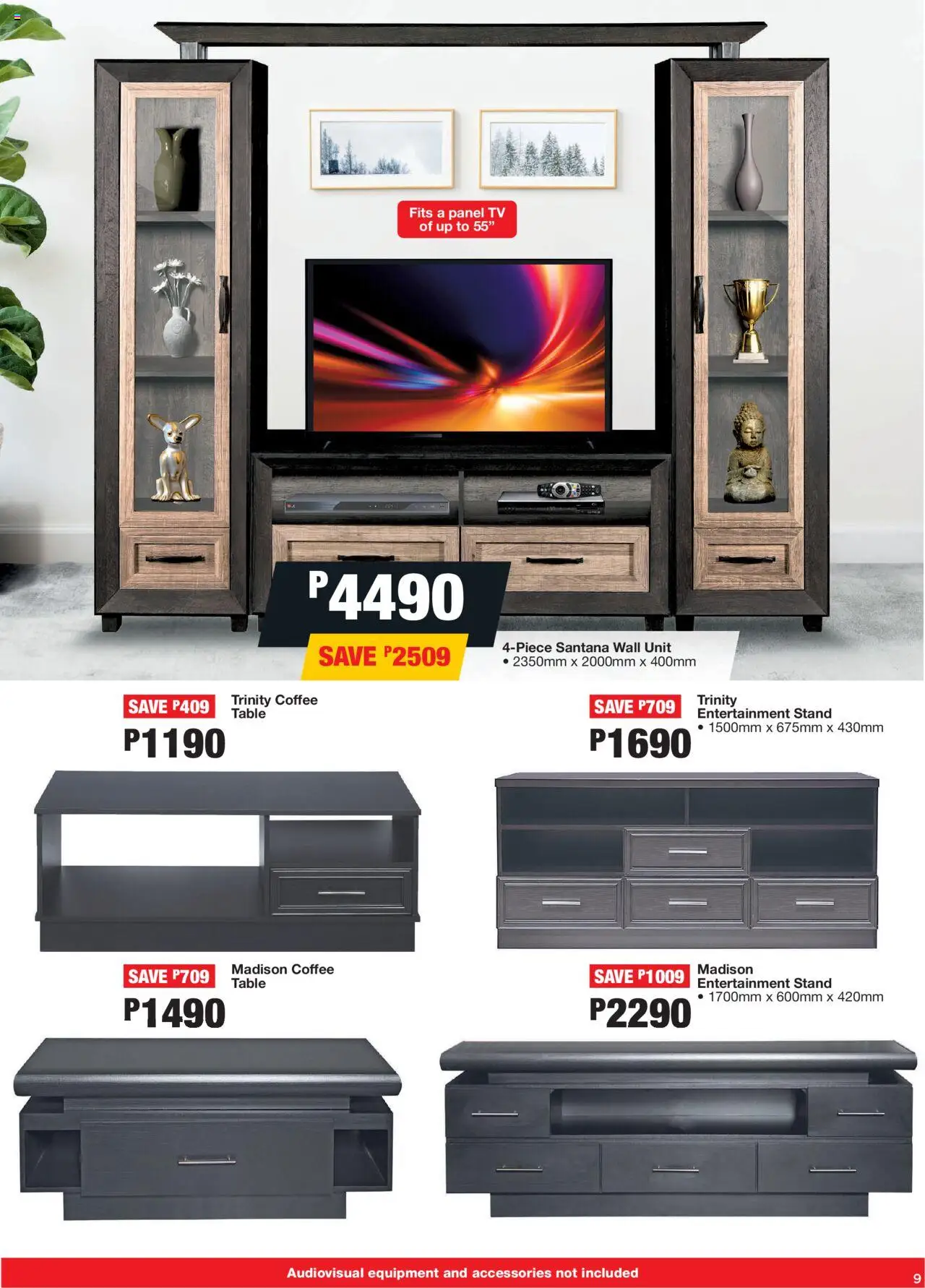 OK Furniture - Botswana Specials │ valid from 20.08.2025 | Page: 9 | Products: TV, Table, Wall unit, Coffee