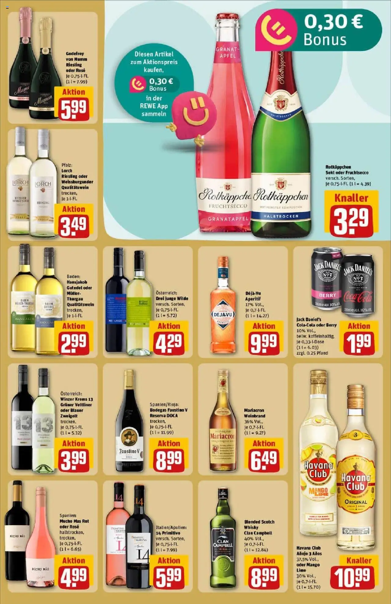 Rewe prospekt Pegnitz	 - gültig ab dem 06.07.2025 | Seite: 19 | Produkte: Rotkappchen sekt, Whisky, Coca cola, Sekt