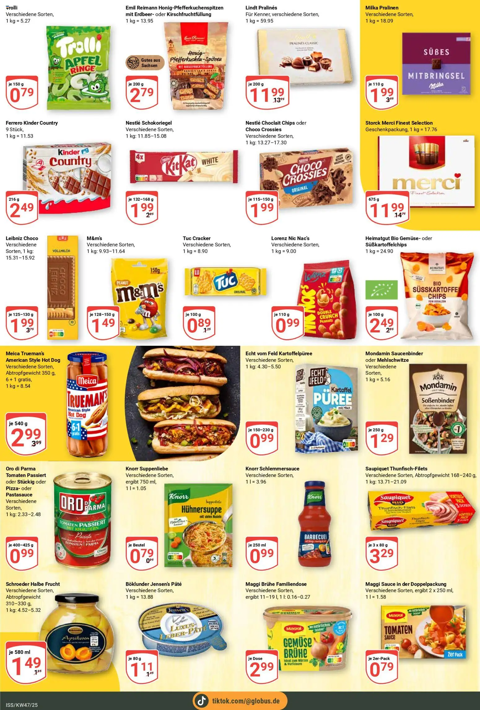 Globus Prospekt 	 – gültig ab 17.11.2025 | Seite: 13 | Produkte: Merci, Milch, M&M's, Chips