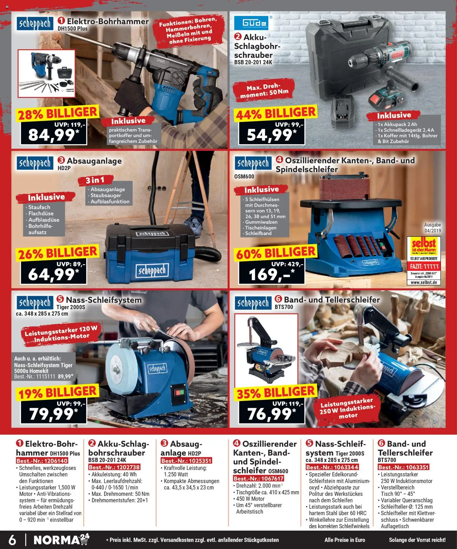 Norma Bestellmagazin Februar 2026 – gültig ab 01.02.2026 | Seite: 6 | Produkte: Staubsauger, Tisch, Arbeitstisch, Koffer