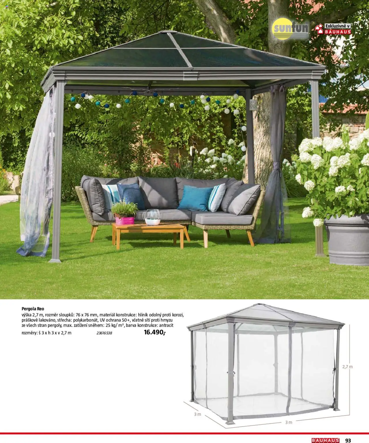 Bauhaus katalog Zahradní nábytek od 01.04.2025 | Strana: 93