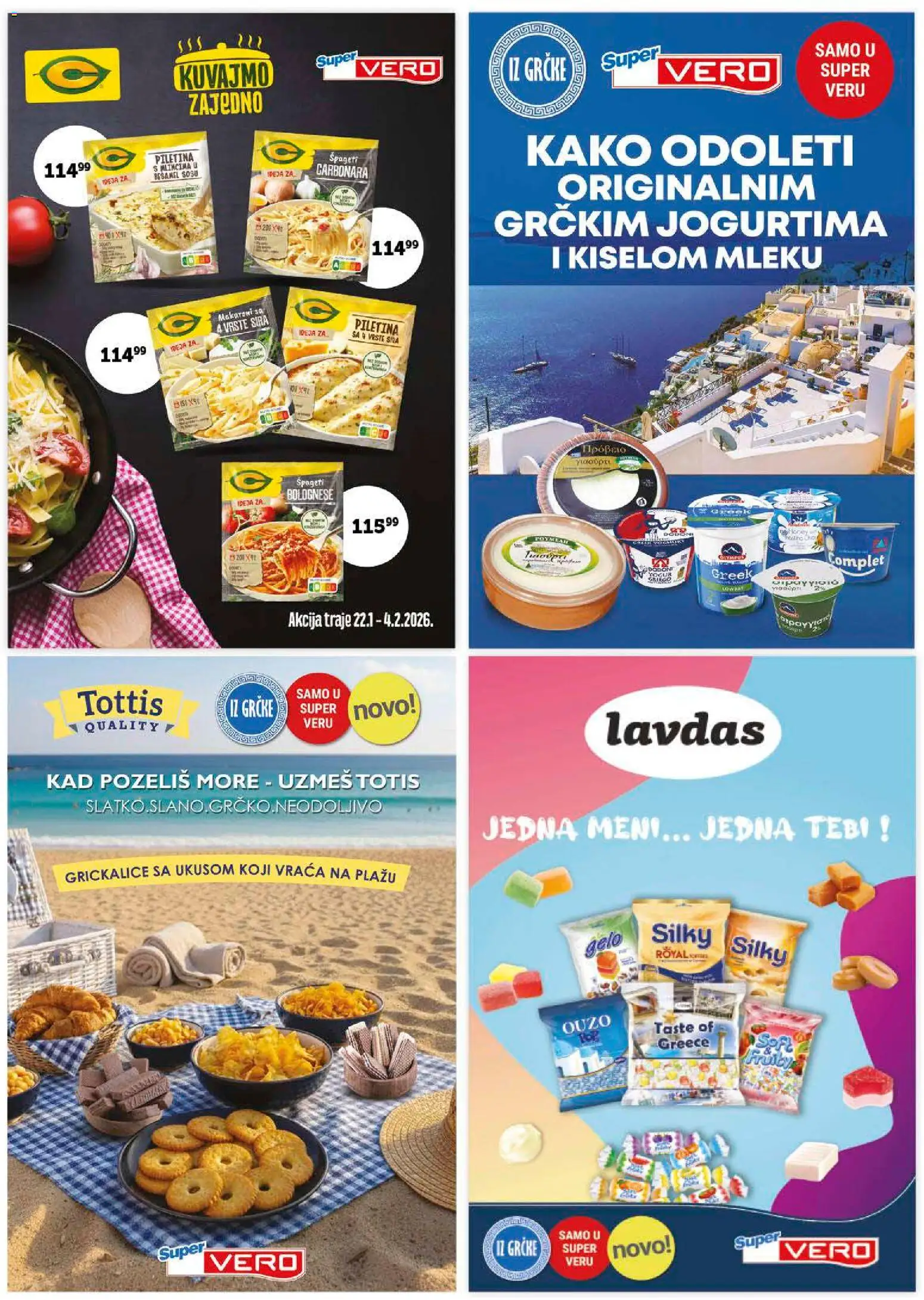 SuperVERO katalog - važi od 22.01.2026 | Strana: 26 | Proizvode: Špageti, Piletina