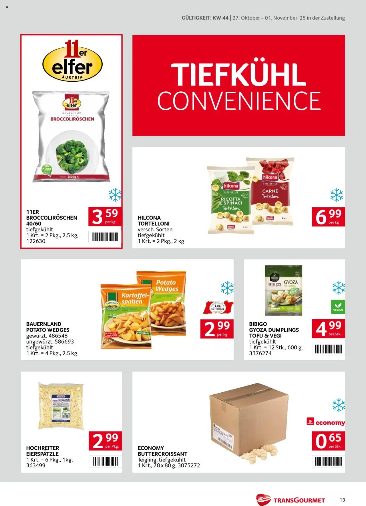 Transgourmet  Zustellaktion gültig ab 27.10.2025 | Seite: 13