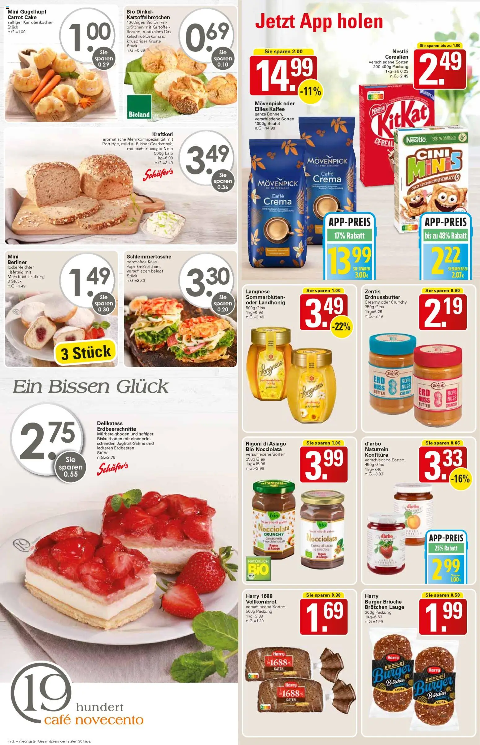 WEZ Prospekt 	 – gültig ab 02.03.2026 | Seite: 6 | Produkte: Käse, Kaffee, Vollkornbrot, Burger