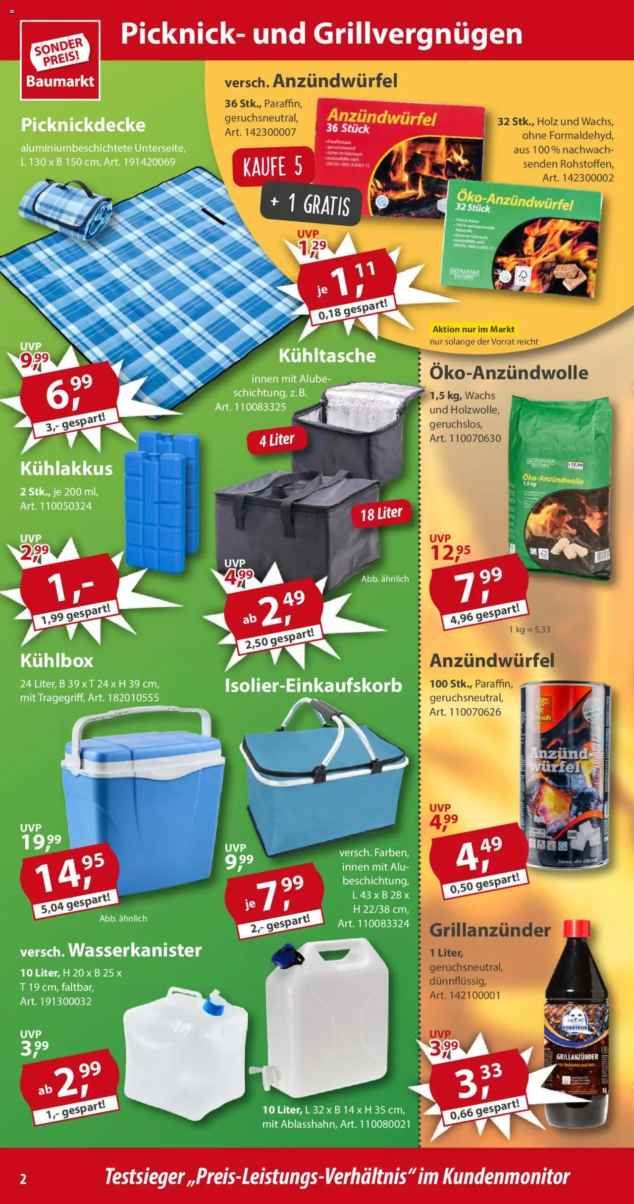 Sonderpreis Baumarkt Prospekt 	 - gültig ab dem 31.05.2025 | Seite: 2