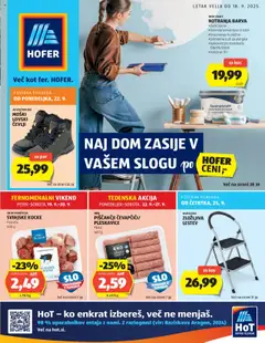 Hofer katalog akcije – veljaven od 18.09.2025
