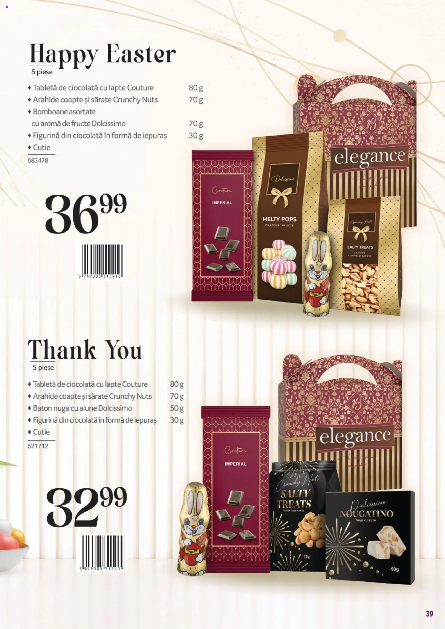 Noul catalog Selgros – valabil de la 13.03.2026 | Pagină: 39 | Produse: Tabletă, Cutie, Alune, Ciocolată