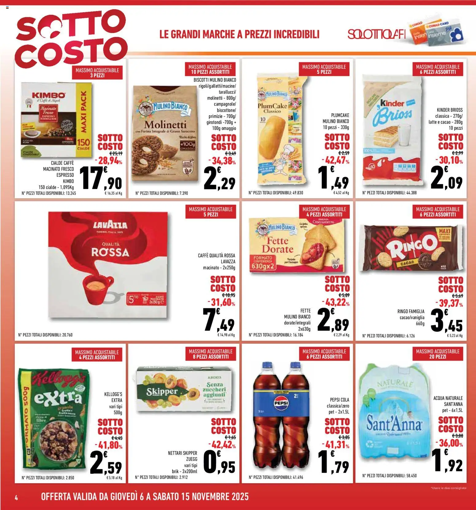 Volantino Conad del 06.11.2025 | Pagina: 4
