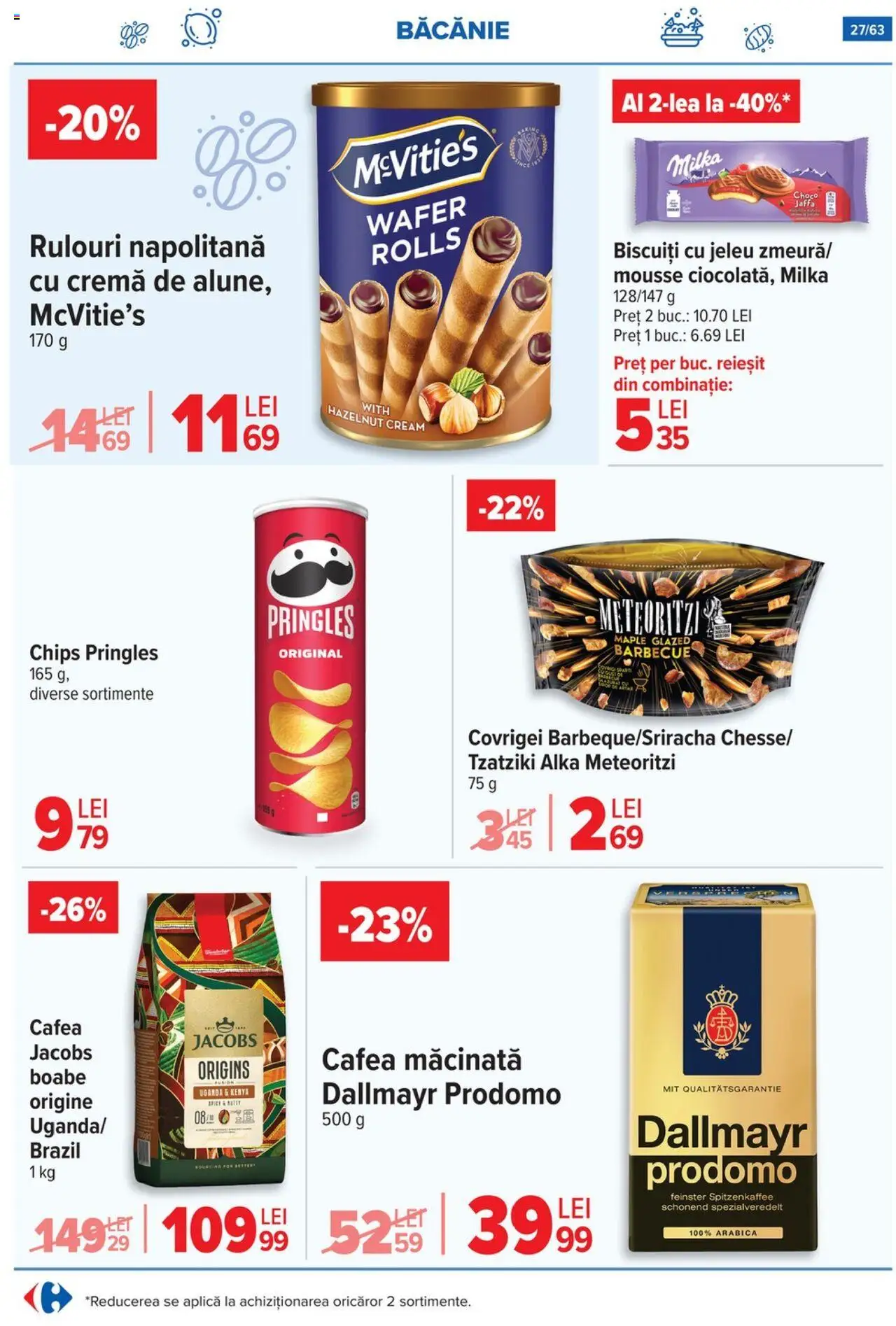 Noul catalog Carrefour – valabil de la 01.10.2025 | Pagină: 27 | Produse: Pate, Ulei, Făină, Orez