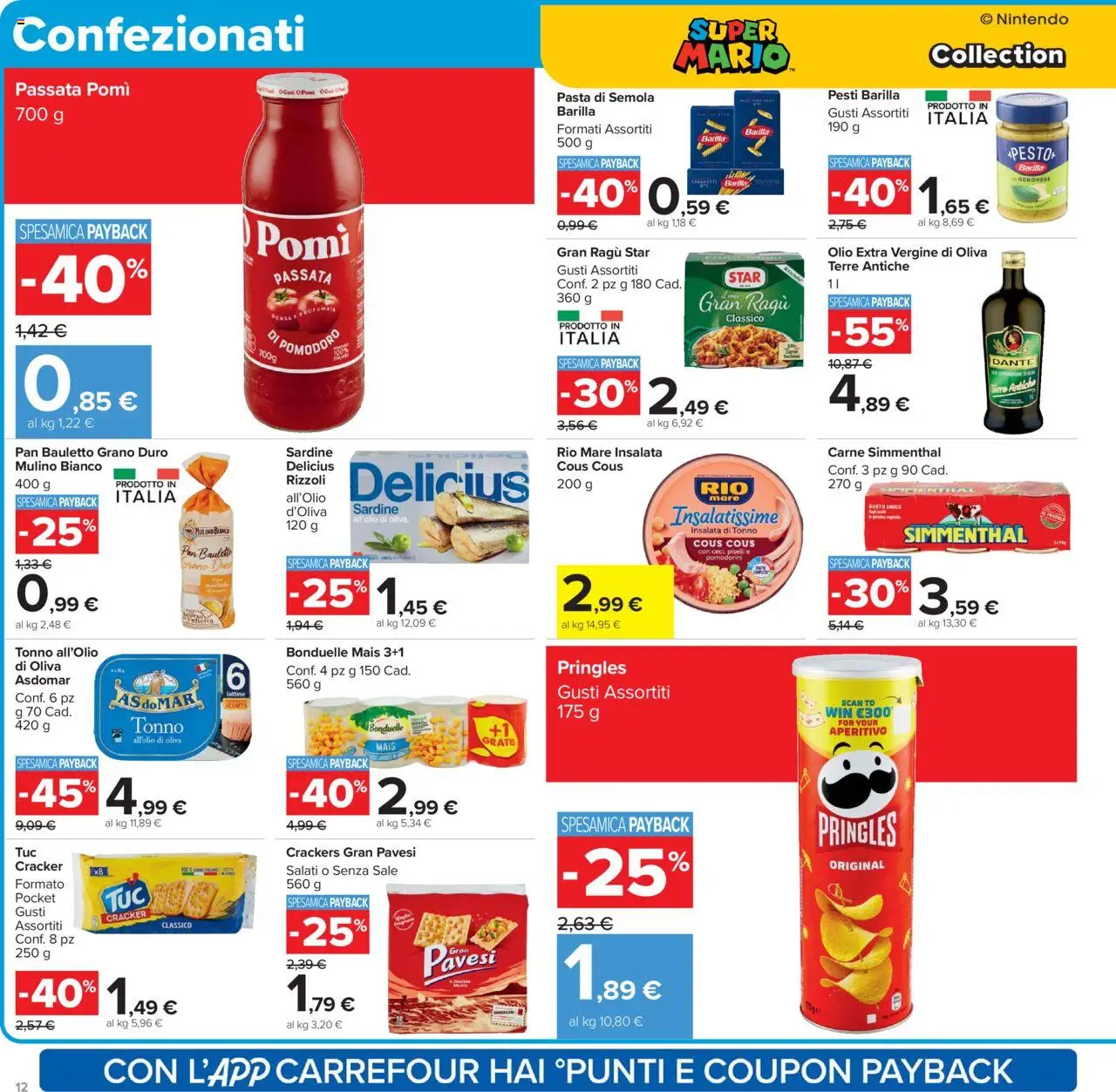 Volantino Carrefour del 15.09.2025 | Pagina: 12 | Prodotti: Insalata, Sale, Cous cous, Piselli