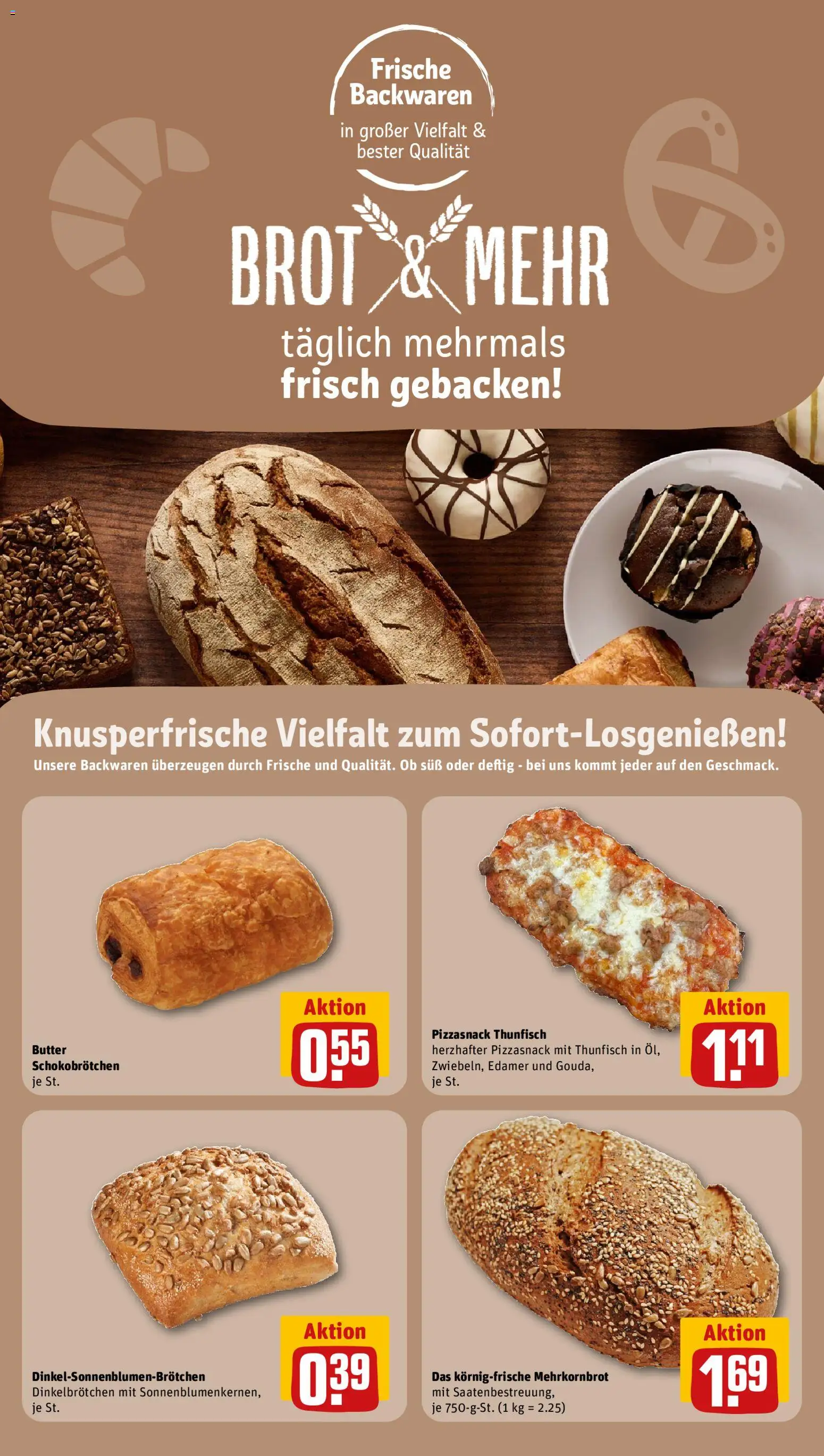 Rewe ihr Kaufpark Prospekt 	 – gültig ab 07.04.2026 | Seite: 25 | Produkte: Butter, Thunfisch, Edamer, Brot