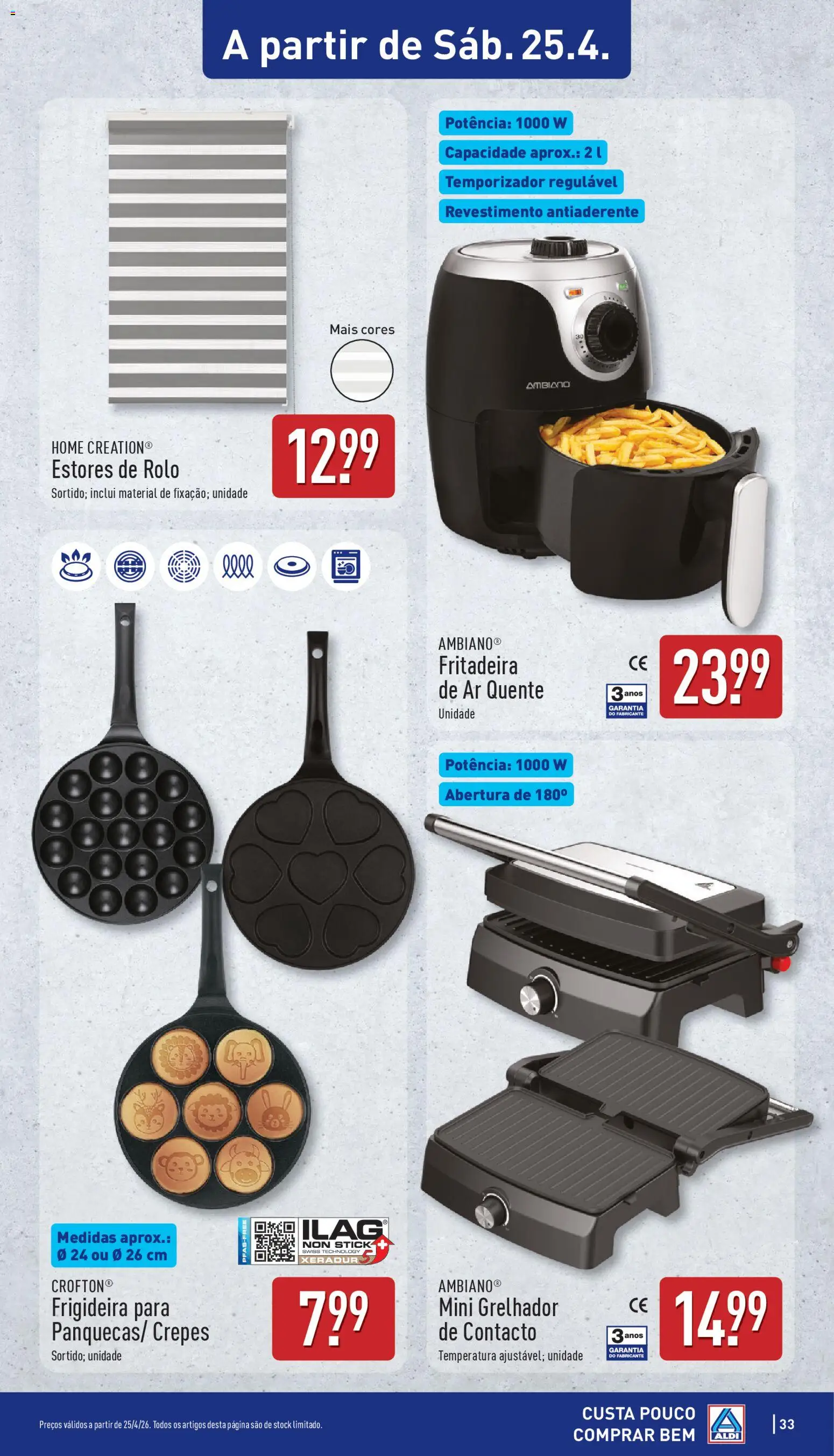 Aldi folheto │ válido de 20.04.2026 | Página: 33 | Produtos: Frigideira