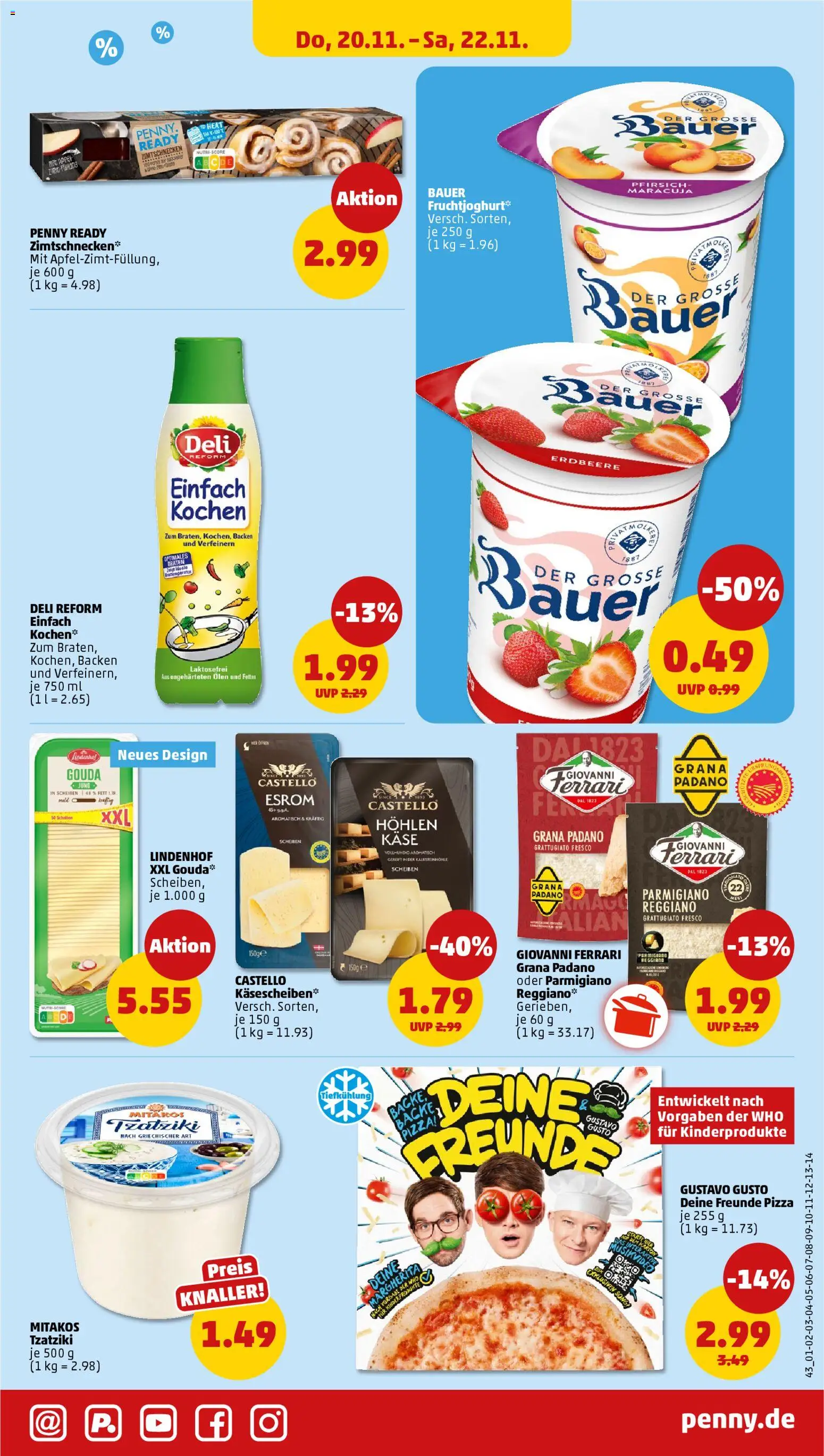 Penny Prospekt 	 – gültig ab 17.11.2025 | Seite: 35 | Produkte: Gustavo gusto, Käse, Gouda, Pizza