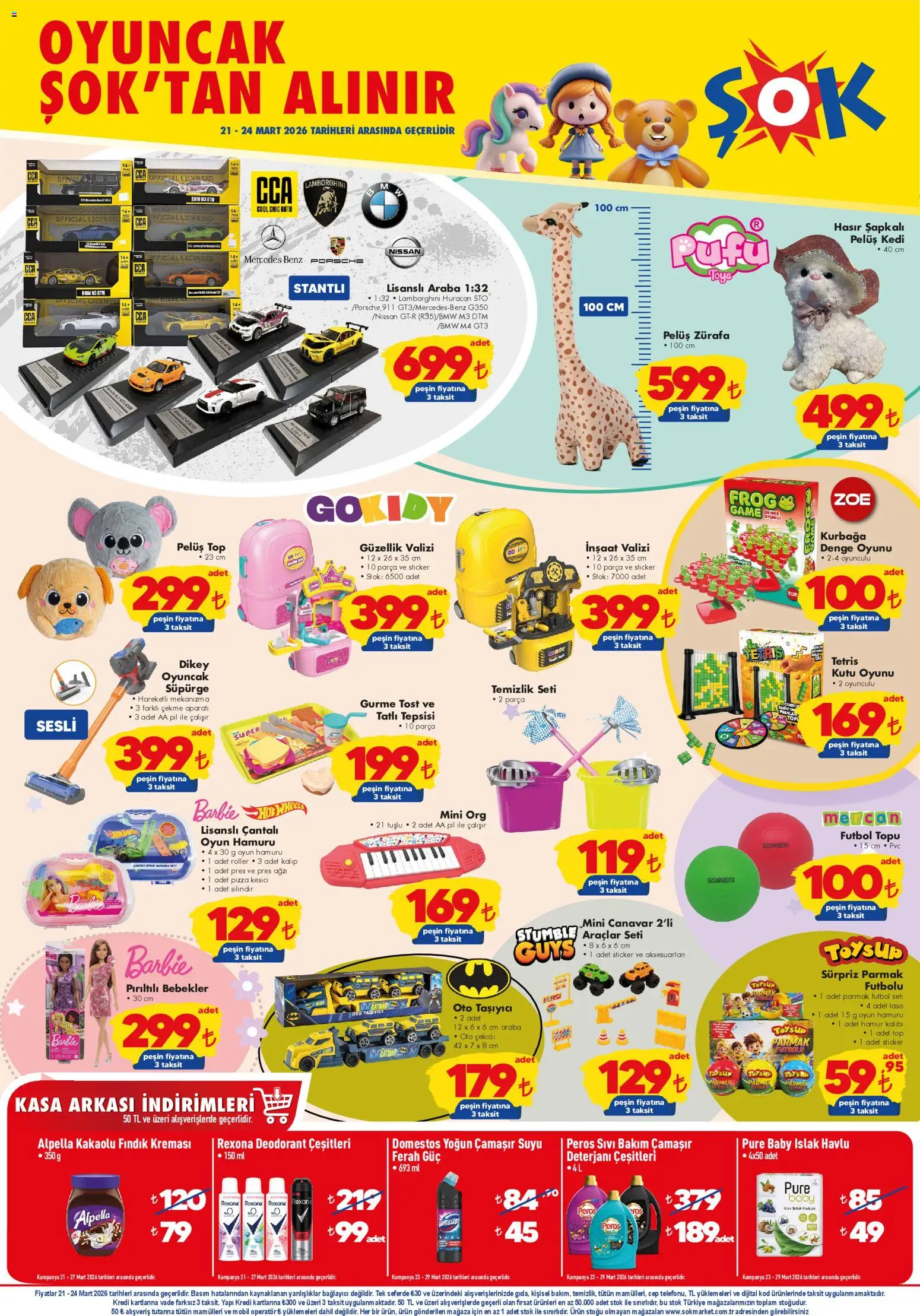Şok Market - Hafta sonu fırsatları - 21.03.2026 tarihinden itibaren geçerlidir | Sayfa: 1 | Ürünler: Deodorant, Pizza, Fındık, Kesici
