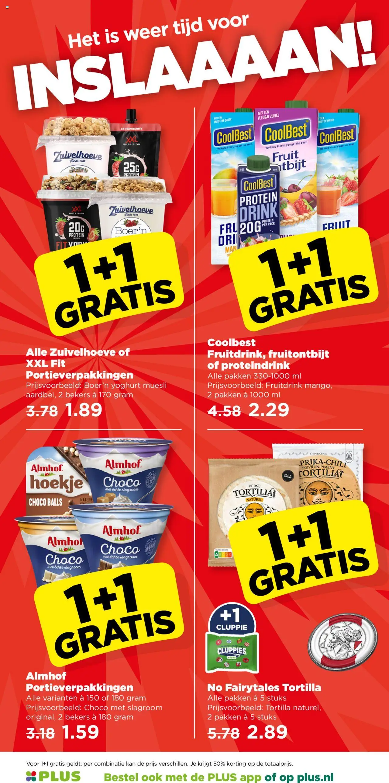 {H1} | Pagina: 4 | Producten: Yoghurt, Slagroom, Tortilla, Muesli