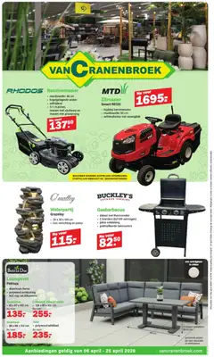 Van Cranenbroek folder - Voorbeeld van een folder van Van Cranenbroek, geldig van 06.04.2026