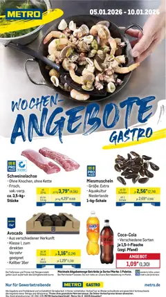 Metro Wochen-Angebote Gastro ab 05.01.2026 gültig