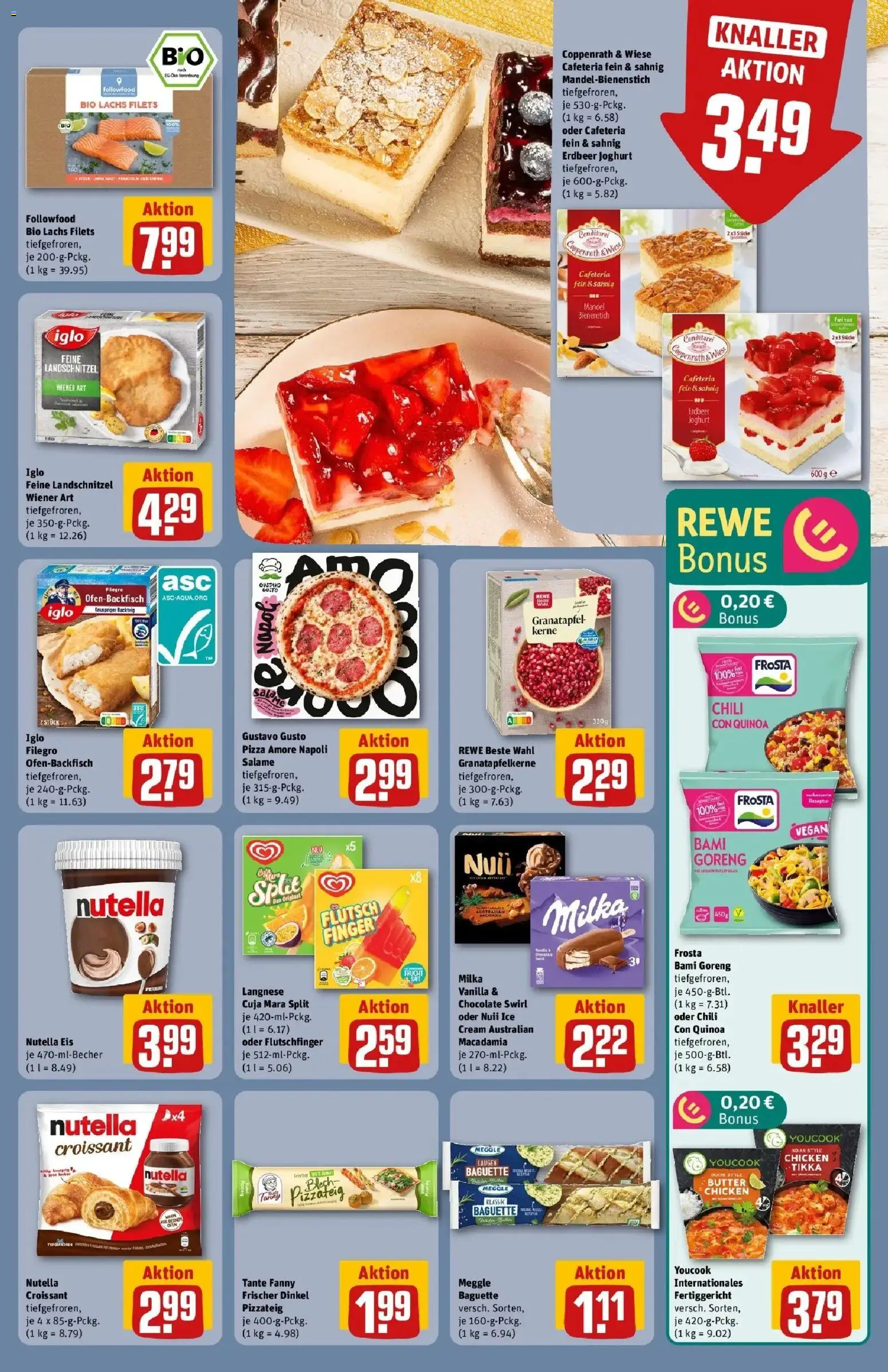 Rewe Prospekt Köln / Weidenpesch	 – gültig ab 12.04.2026 | Seite: 17 | Produkte: Youcook, Granatapfel, Schnitzel, Saft