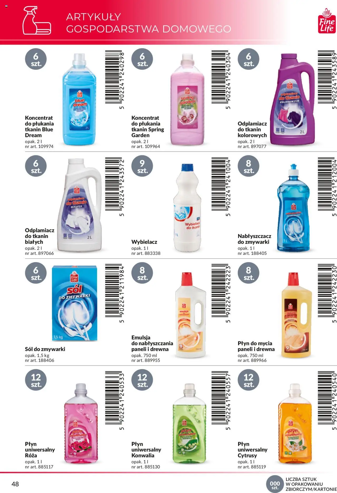 Makro Gazetka - Katalog marek własnych dla właścicieli sklepów od 18.04.2024 | Strona: 48 | Produkty: Odplamiacz, Sól