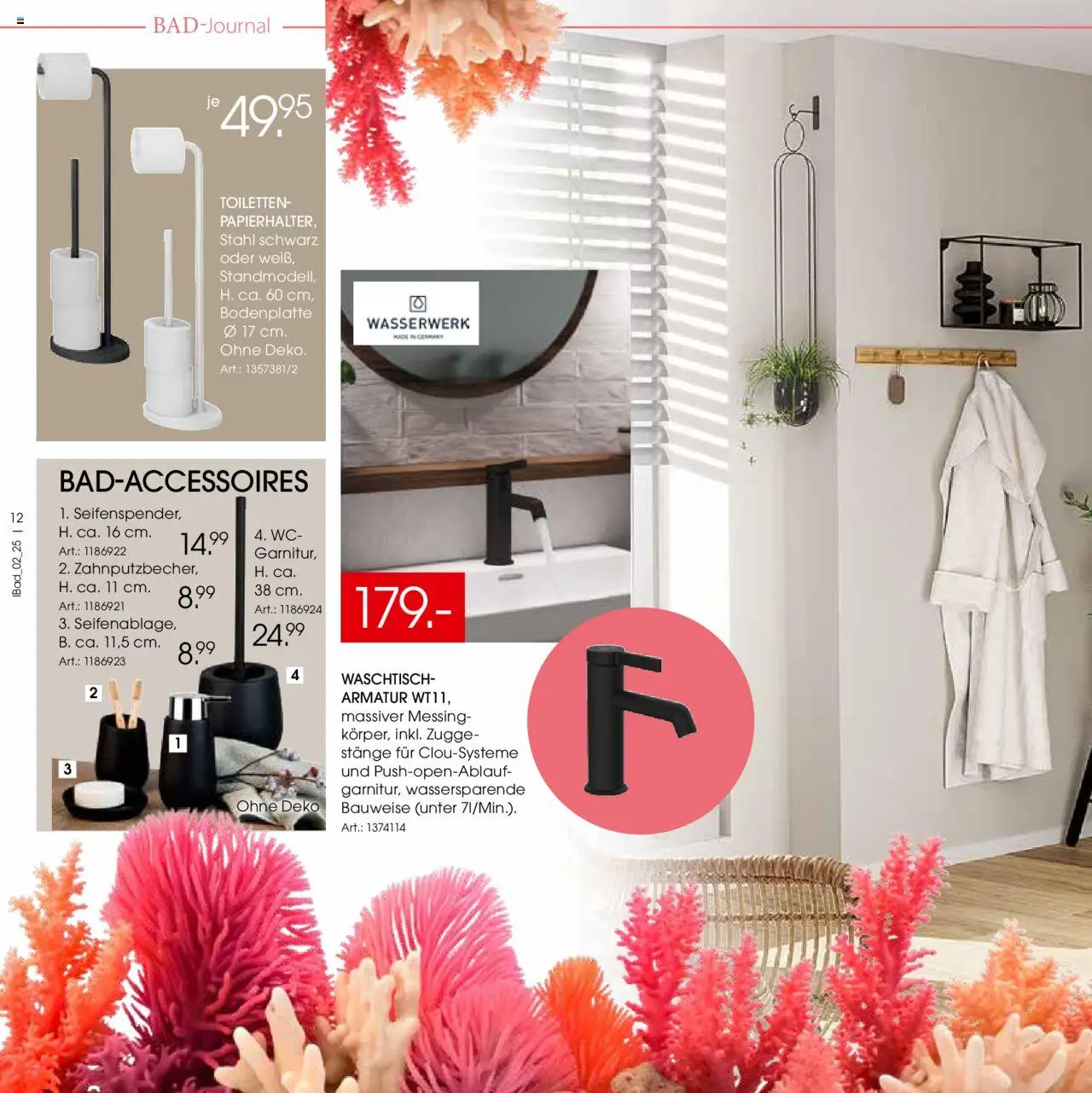 Zurbrüggen - Bad Spezial – gültig ab 11.06.2025 | Seite: 12 | Produkte: Armatur, Waschtisch