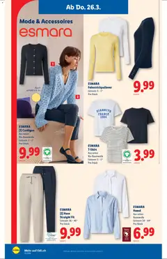 Lidl aktionen ab 26.03.2026 gültig | Seite: 24 | Produkte: Cardigan, Hemd, Hose