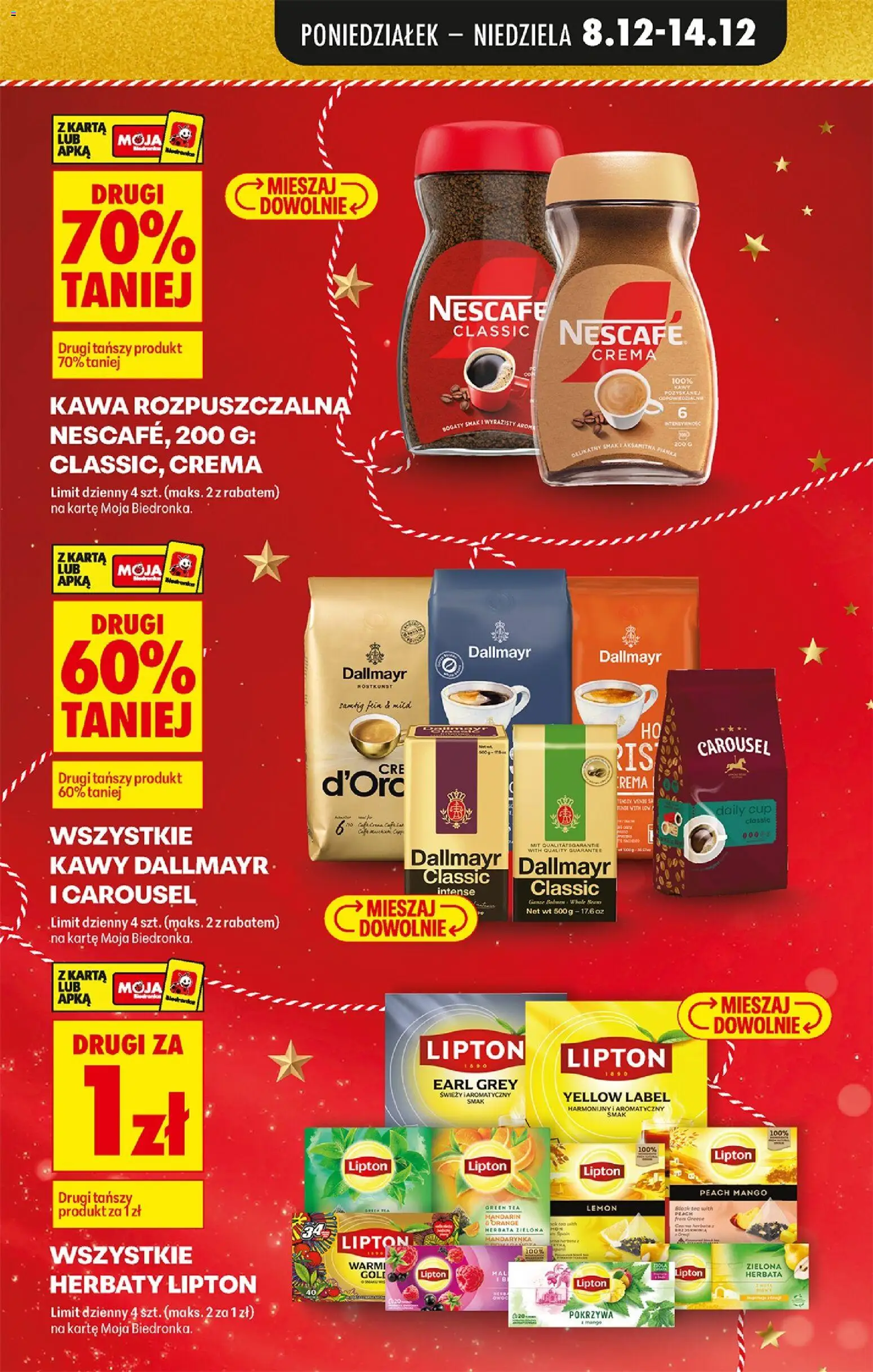 Biedronka gazetka od 08.12.2025 | Strona: 19 | Produkty: Mango, Karta, Nescafe, Kawa
