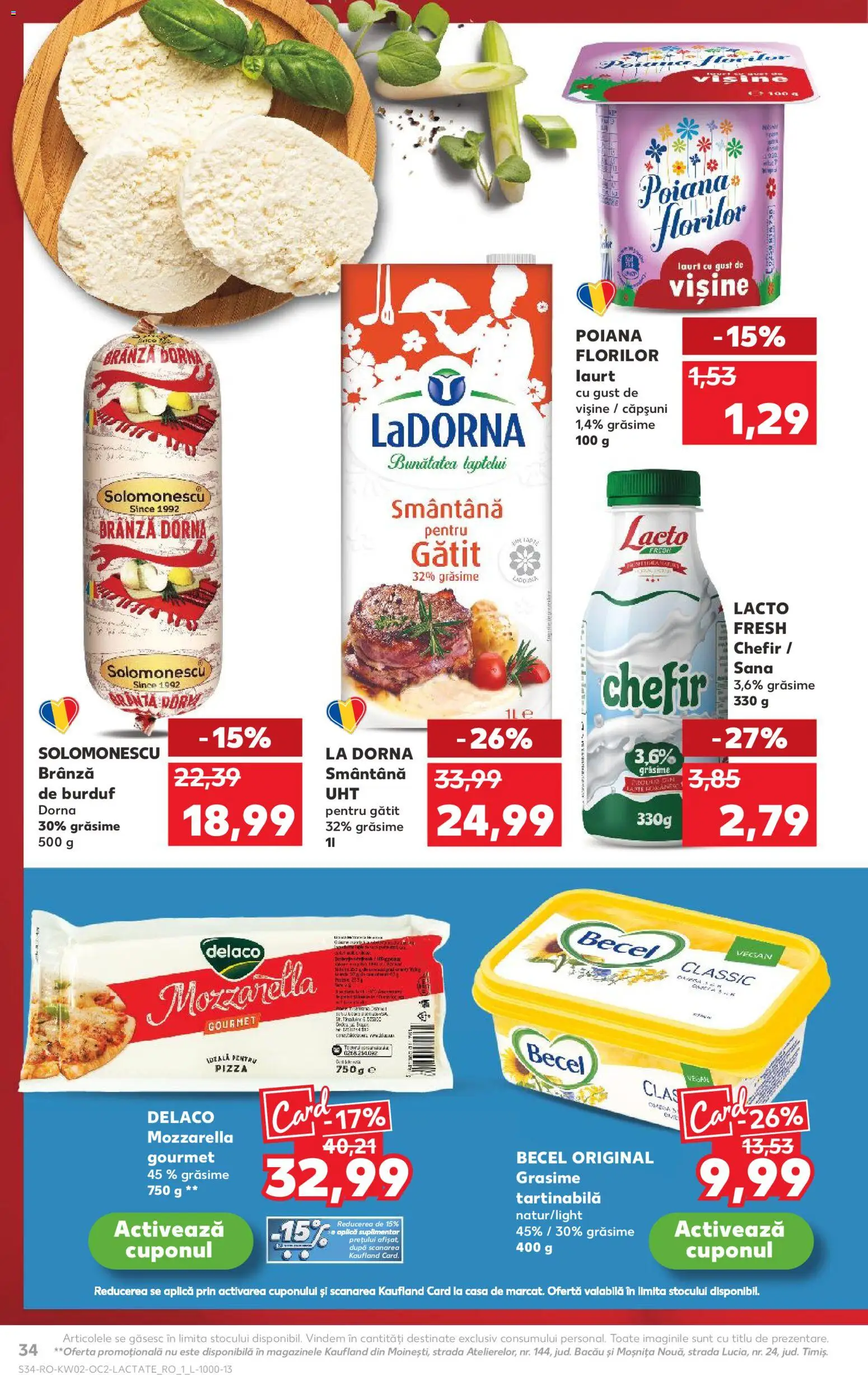 Noul catalog Kaufland – valabil de la 07.01.2026 | Pagină: 34 | Produse: Light Kedi Konservesi, Chaussures de ski, Mozzarella, Căpșuni