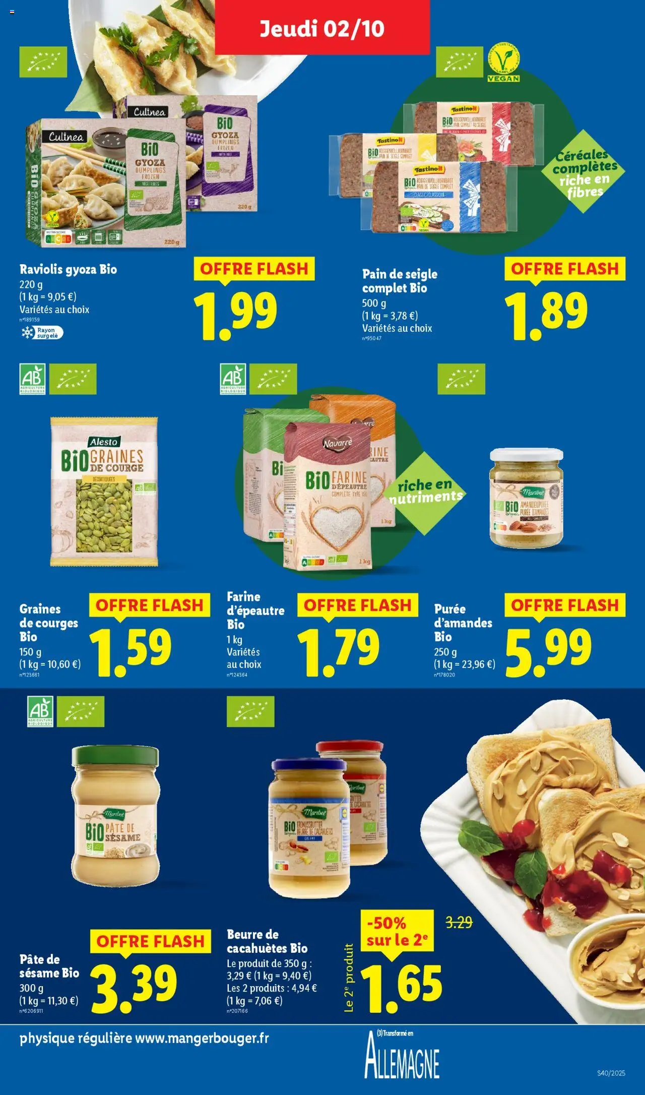  | Page: 25 | Produits: Courge, Farine, Raviolis, Beurre
