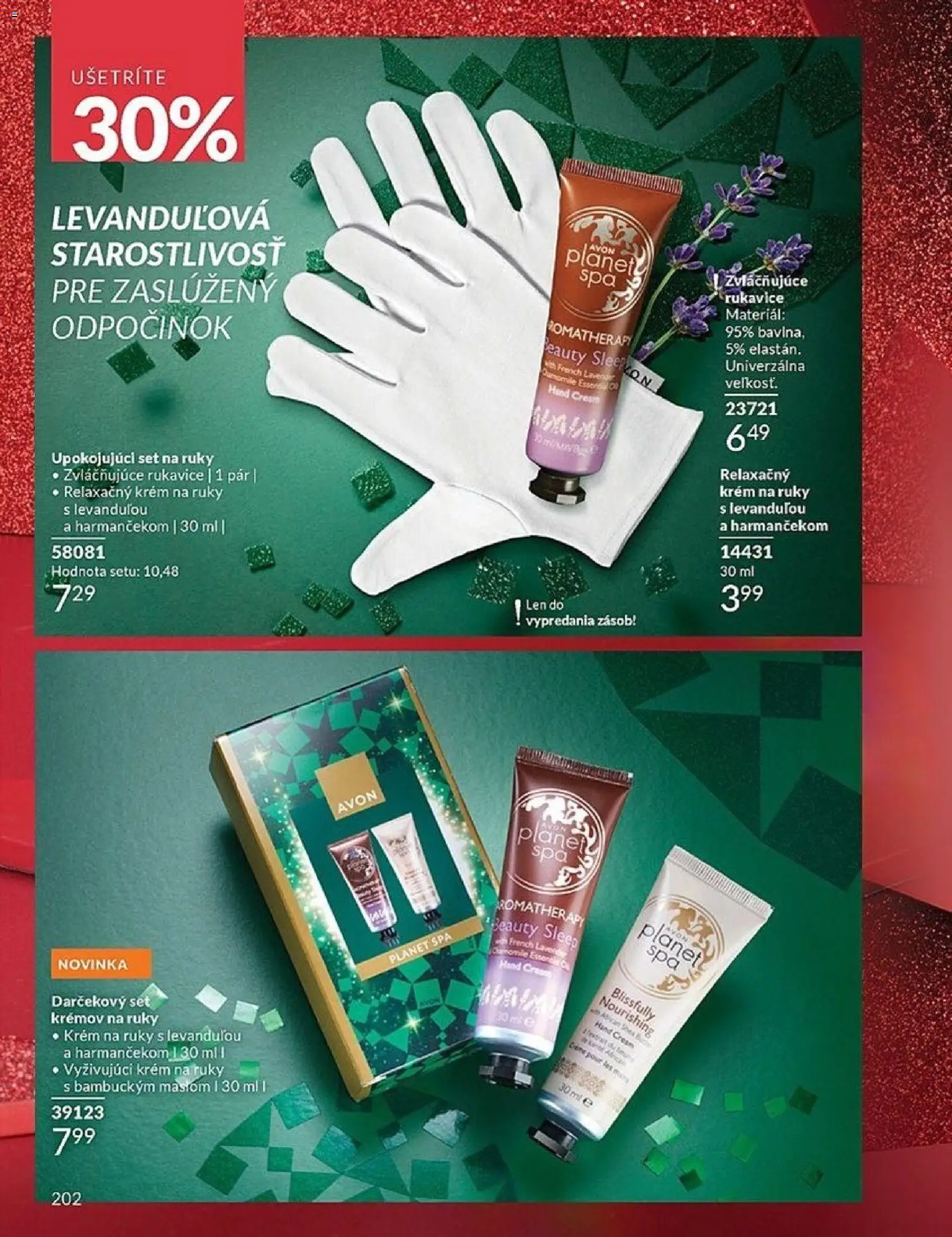 Nové Avon akcie – leták je platný od 01.11.2025 | Strana: 202 | Produkty: Krém na ruky, Krém, Rukavice