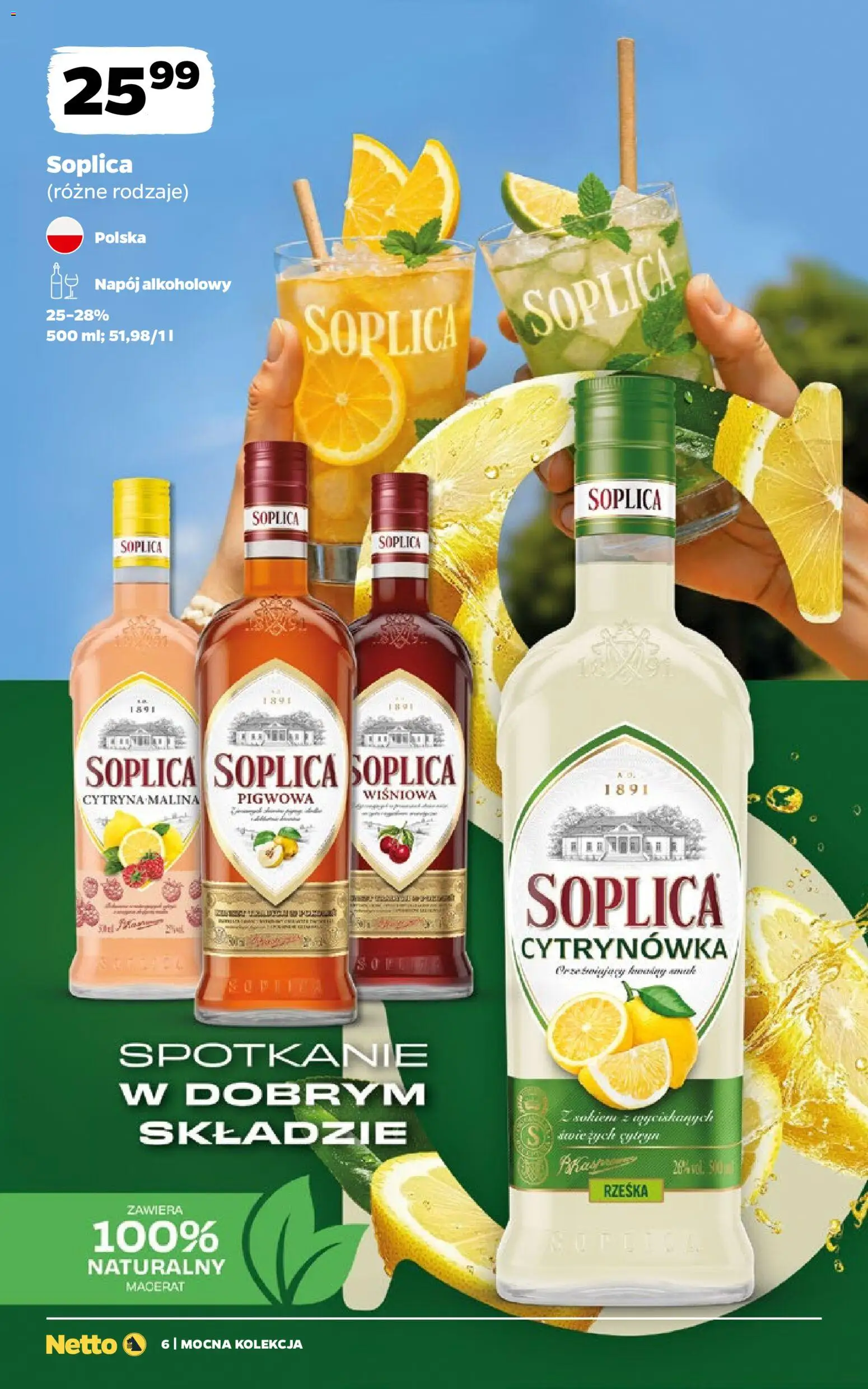 Netto gazetka - Alkohole mocne od 27.04.2026 | Strona: 6 | Produkty: Cytryna, Malina