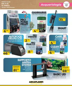 Anteprima del volantino Arcaplanet volantino valido a partire dal 09.04.2026 | Pagina: 29 | Prodotti: Pellet, Batteria