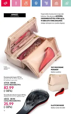 Oriflame Katalog 12 2025 od 17.08.2025 | Strona: 16 | Produkty: Torebka, Szczotka, Torebki
